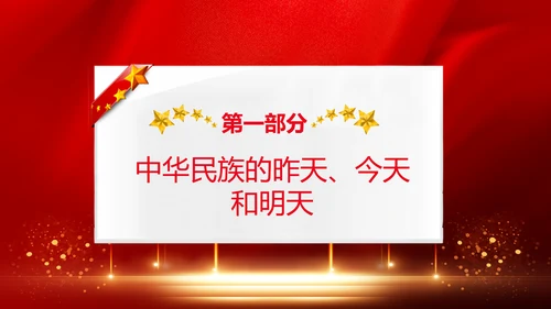 学习《论中国共产党历史》中国梦党课PPT模板