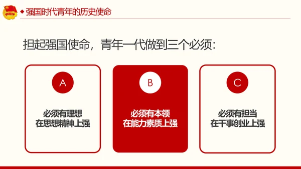 弘扬五四精神谱写青春之歌共青团PPT模板