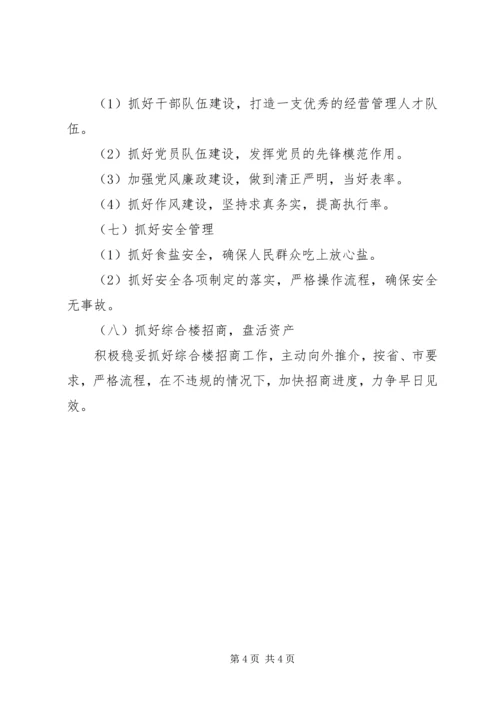 盐务局XX年工作计划.docx