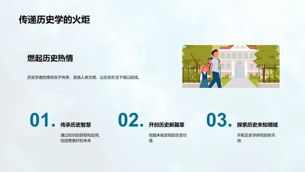 历史学专业解析PPT模板
