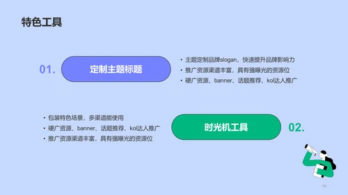 紫色插画简约扁平营销合作推广方案PPT
