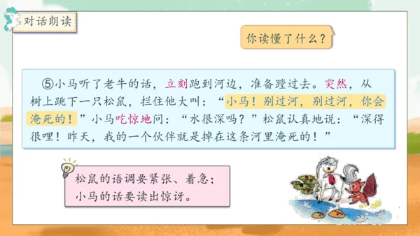【核心素养】部编版语文二年级下册-14. 小马过河 第2课时（课件）