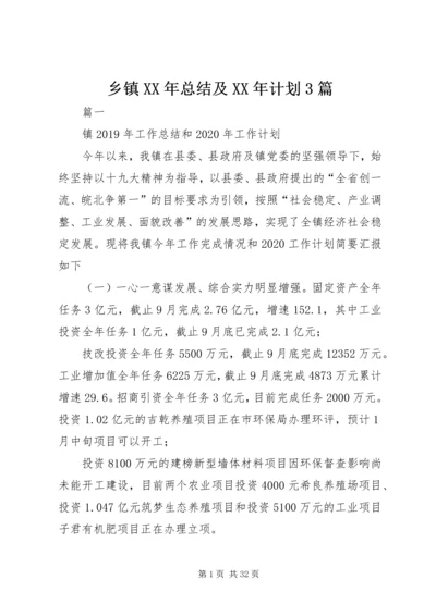 乡镇某年总结及某年计划3篇.docx