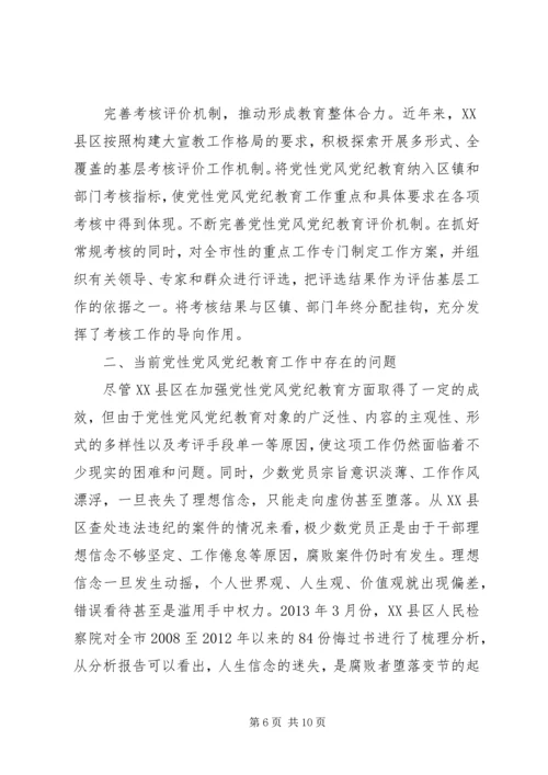 党性党风党纪学习心得精选.docx