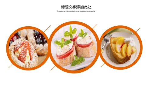 美食甜点面包烘培动态PPT模板