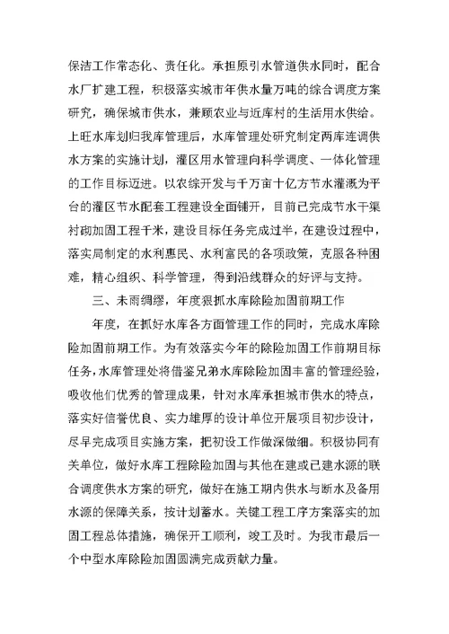 农村水利情况会议汇报讲话稿