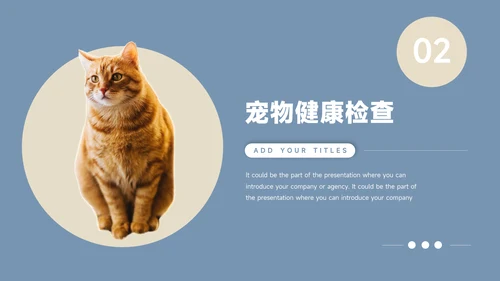 蓝金欧美风物健康护理培训模板PPT模板