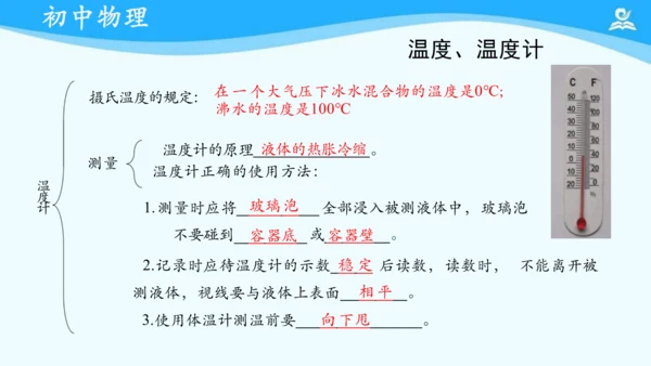 人教版 初中物理 八年级上册 第三章 热现象 复习课件（共18张PPT）