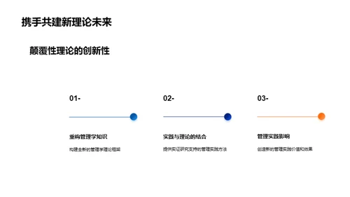 颠覆式管理实践探索