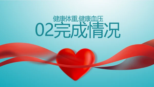 蓝色医疗关爱高血压宣传教育动态PPT模板