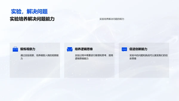 科学实验学习报告PPT模板