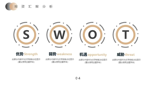 黑金商业计划投资收益报告通用PPT模板