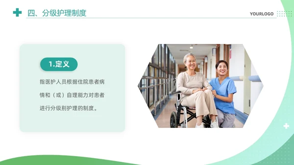 绿色清新简约医疗质量安全核心制度培训课件PPT