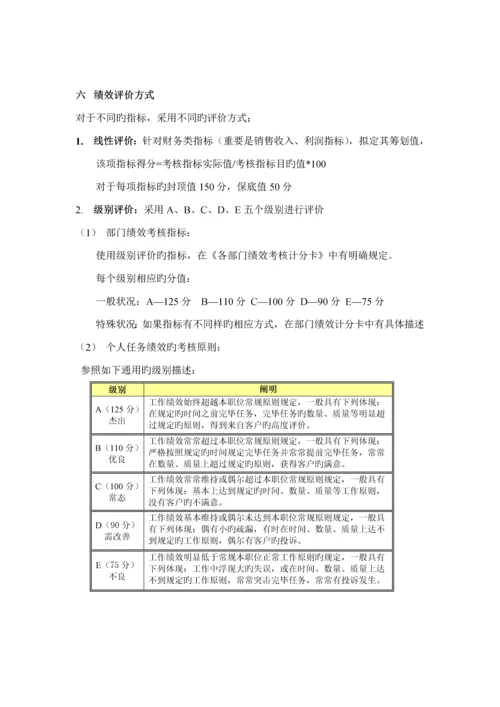 家电绩效管理全新规章新版制度.docx