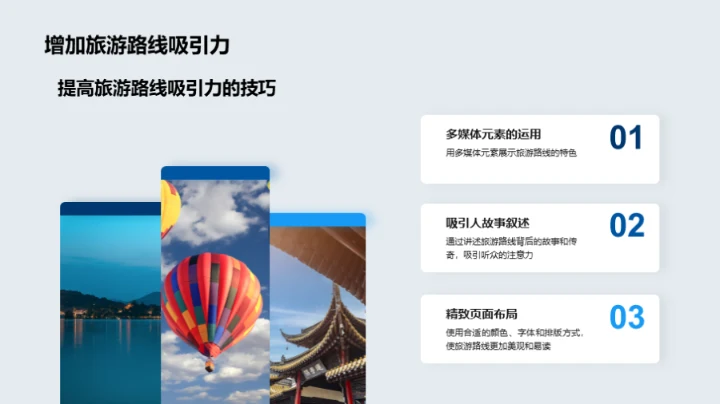 旅游业的PPT应用