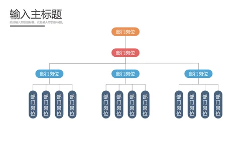 组织结构样式合集PPT模板