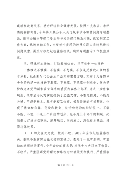 纪检督察组在XX年党建暨全面从严治党工作会议上的讲话.docx