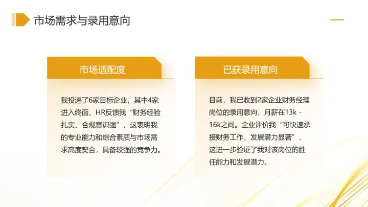 通用版大学生求职综合展示职业生涯规划（财务经理方向）X