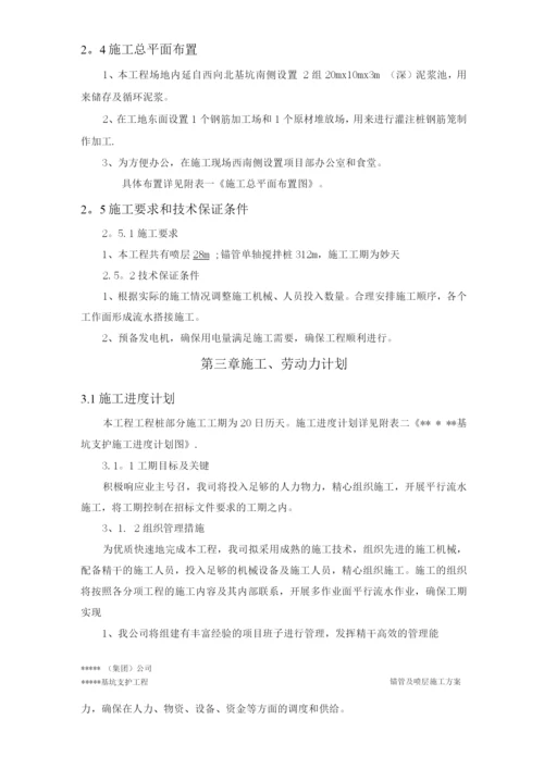 锚管锚杆及喷层施工方案.docx