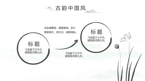 大气中国风党风廉政文化工作总结PPT