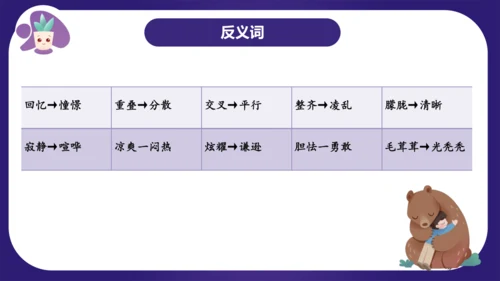 统编版四年级语文下学期期中核心考点集训第三单元（复习课件）