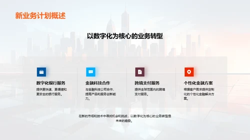 金融业务全新征程