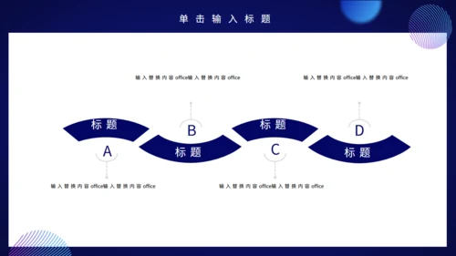 蓝色财务数据分析报告通用PPT模板