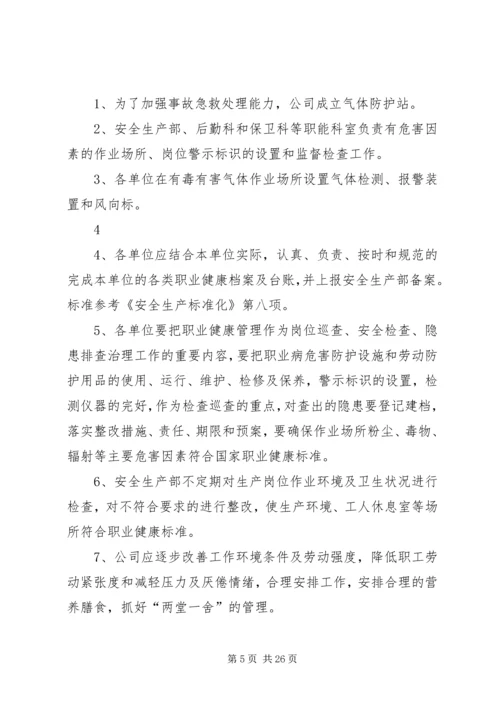 职业健康防治计划和实施方案.docx