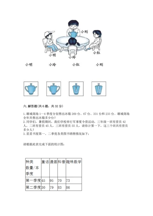 人教版四年级下册数学期末测试卷附参考答案【实用】.docx