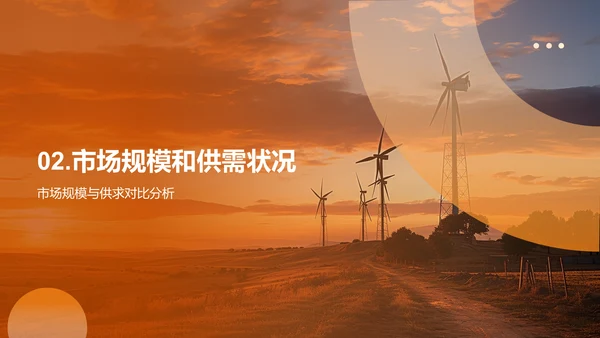橙色商务现代能源行业研究报告PPT模板