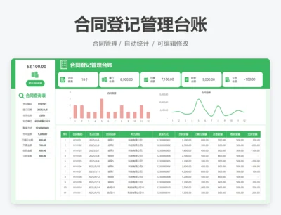 合同登记管理台账