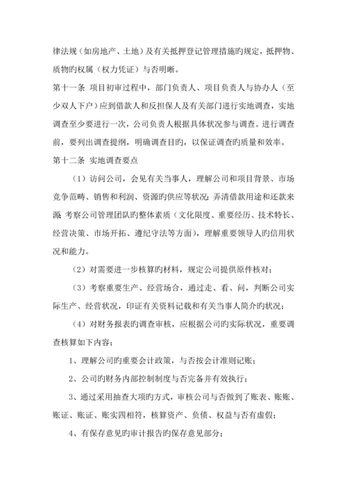 担保公司担保业务操作标准流程详细.docx