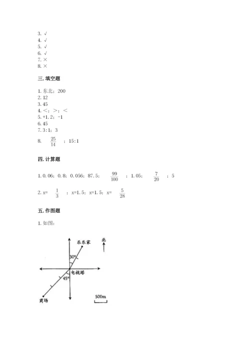 冀教版六年级下册期末真题卷精品【必刷】.docx