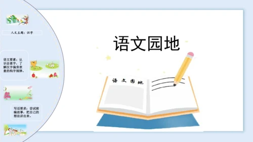 统编版2023-2024学年一年级语文上册单元速记巧练第五单元（复习课件）