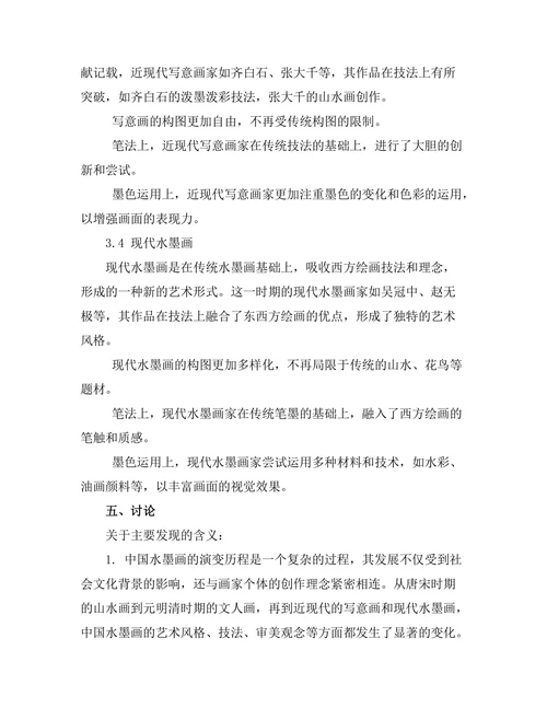 传统与现代：中国水墨画的演变历程