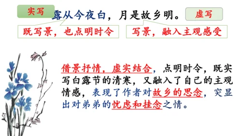 九年级上册 第三单元 课外古诗词诵读（一）《月夜忆舍弟》 课件(共13张PPT)