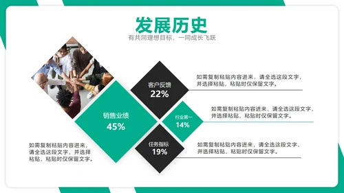 高端大气商务企业团队介绍公司成员架构PPT模板