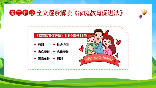 家庭教育促进法解读家校共育家庭教育PPT课件