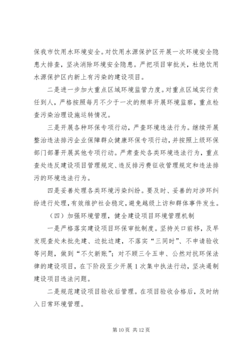 人大常委会环保局关于环境保护工作报告精编.docx