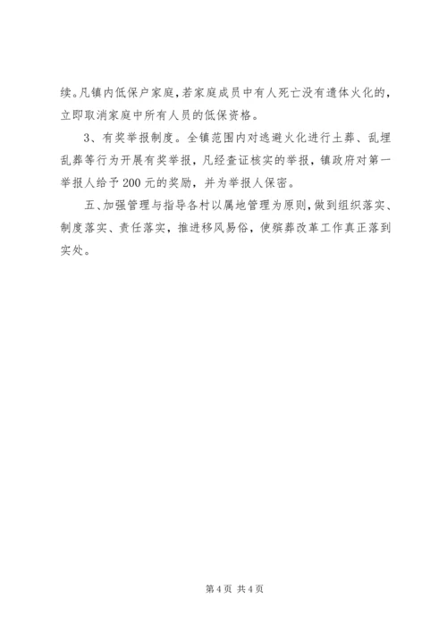 镇人民政府XX年殡改工作方案.docx