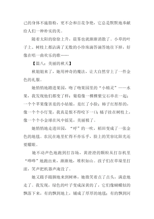 初中写景作文300字.docx