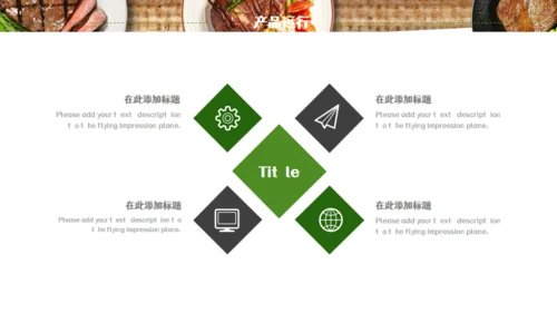 餐饮美食介绍通用PPT模板