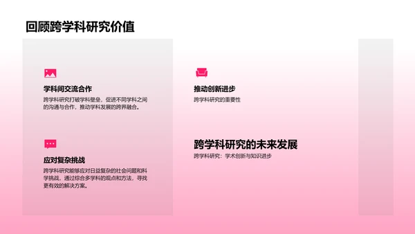 跨学科研究答辩PPT模板
