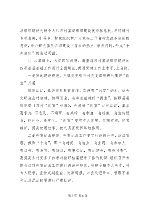 当前乡镇党委在农村基层组织建设中发挥“主角”作用的调查与思考 (3).docx