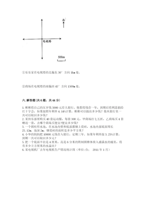北师大版小学六年级下册数学期末综合素养测试卷及答案（夺冠系列）.docx