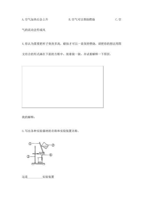 教科版三年级上册科学《期末测试卷》（精品）word版.docx