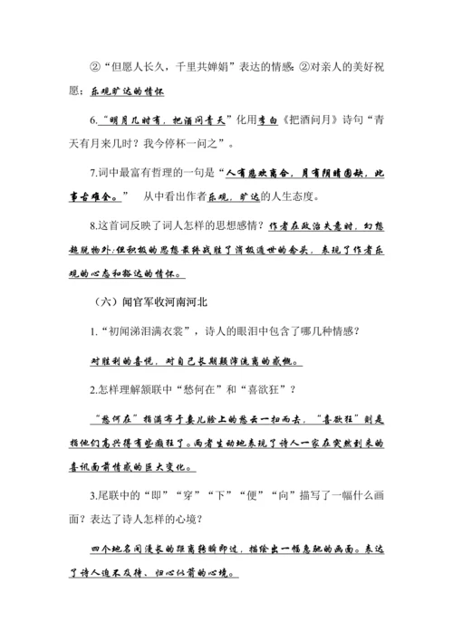 中考语文古诗词赏析复习专题.docx