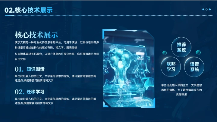 AI人工智能商业计划书PPT