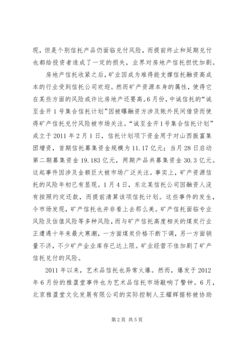 信托风险频现,刚性兑付有变.docx