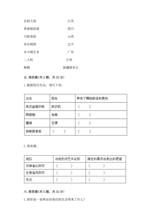 部编版小学四年级下册道德与法治《期末测试卷》附参考答案（典型题）.docx